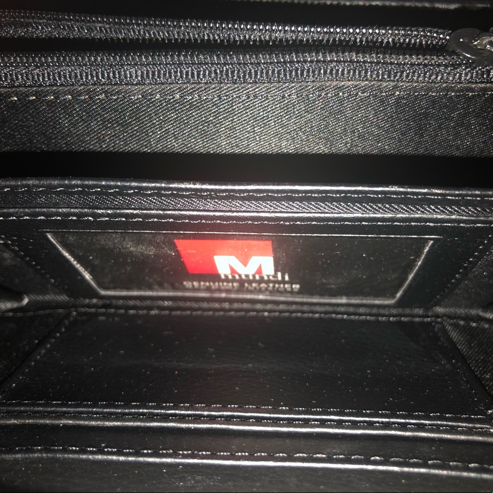 Mundi black leather wallet - Picture 4 of 5
